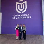Cecilia visita la Universidad de las Mujeres en Querétaro