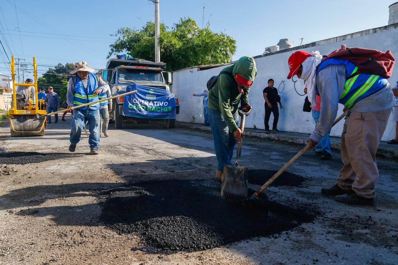 Bacheo en Mérida