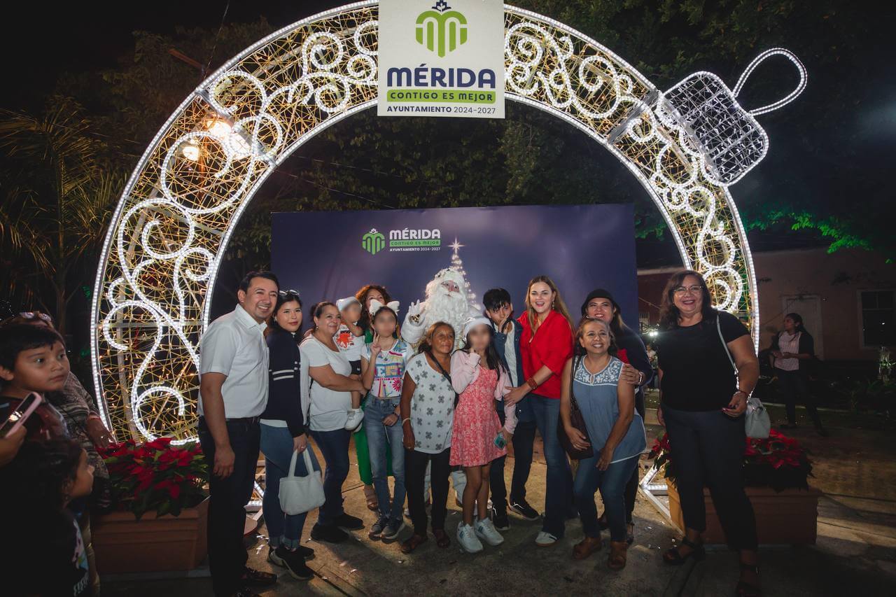 Navidad en el sur de Mérida luces, cultura y unión comunitaria