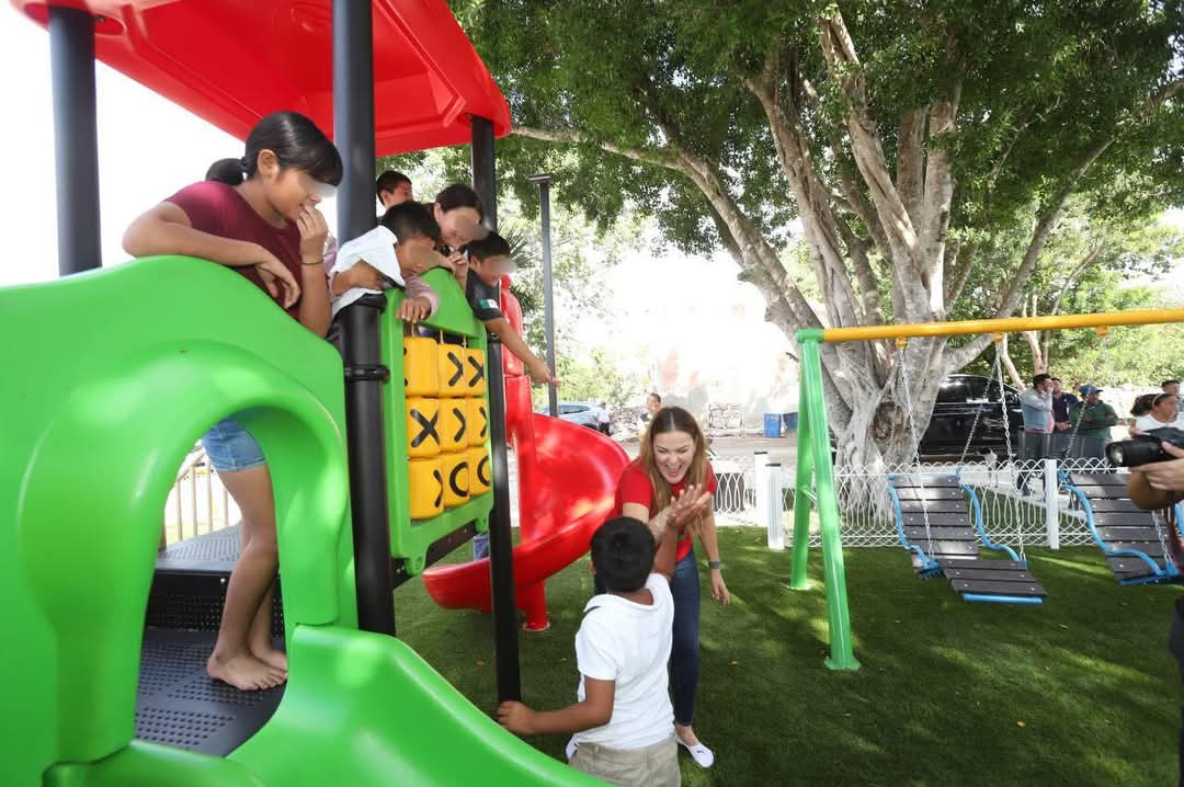 Cuatro parques renovados impulsan la calidad de vida en Mérida