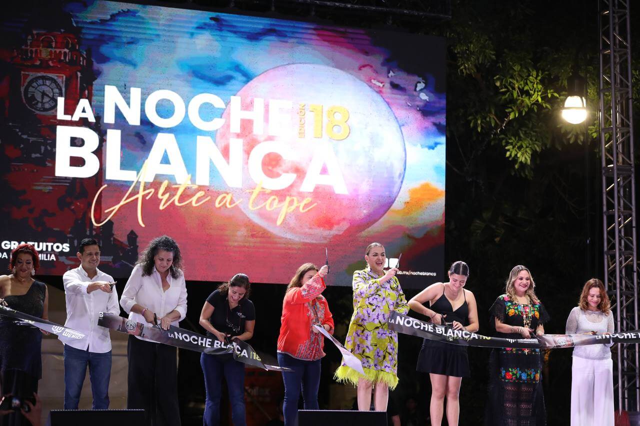 La Noche Blanca Arte a Tope llena Mérida de arte y cultura