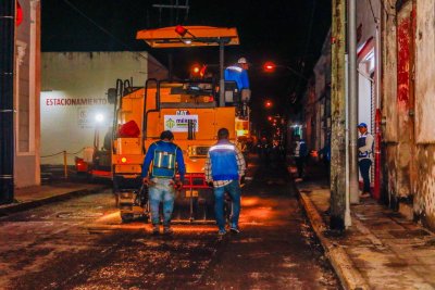 Repavimentación de la calle 50 en Mérida obra clave para 2025