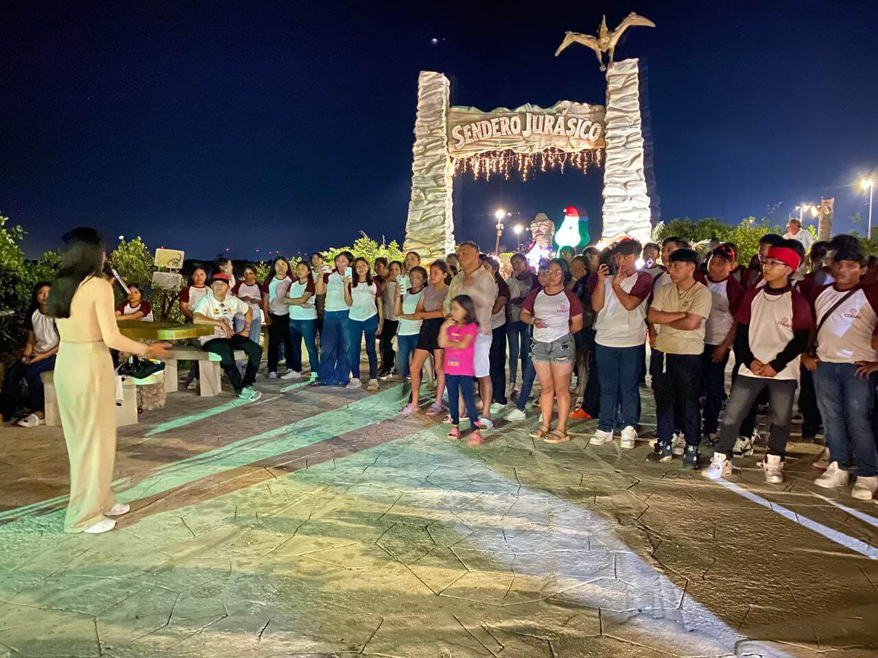 Sendero Jurásico Navideño una experiencia única en Progreso