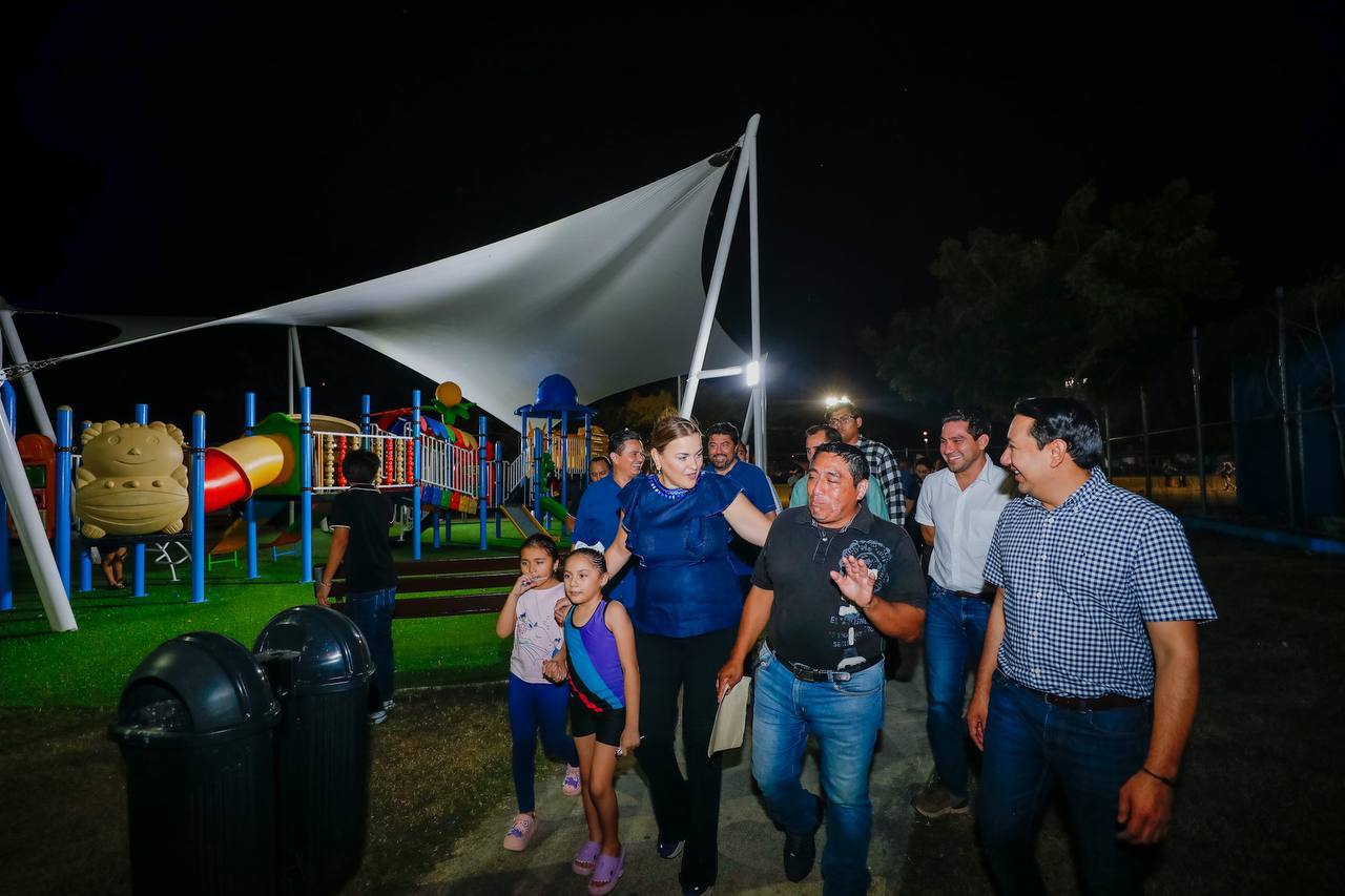 Entrega de parque en la Melitón Salazar rehabilitación y mejoras