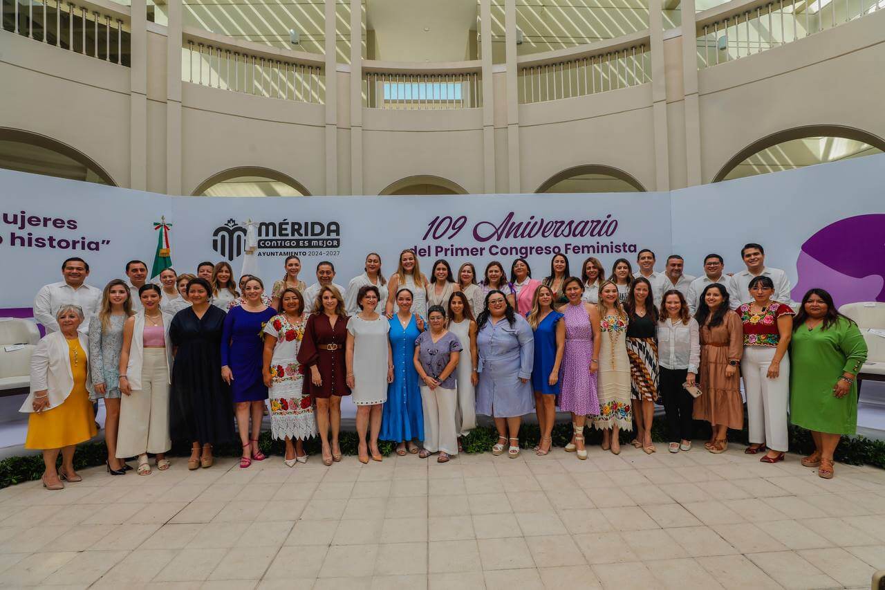 Primer Congreso Feminista conmemoración y acciones en Mérida