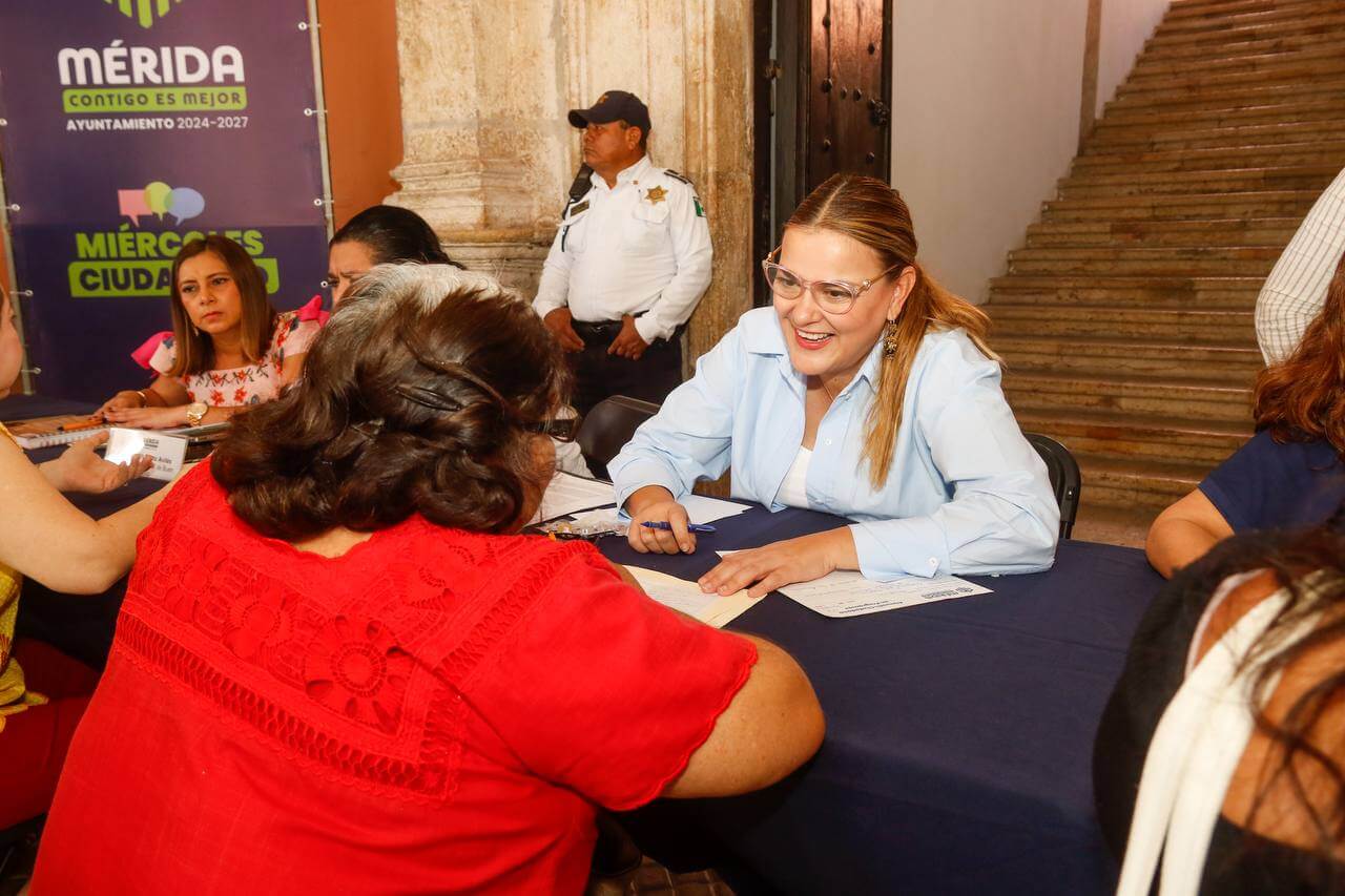 Inicio del “Miércoles Ciudadano” en Mérida  Atención directa 