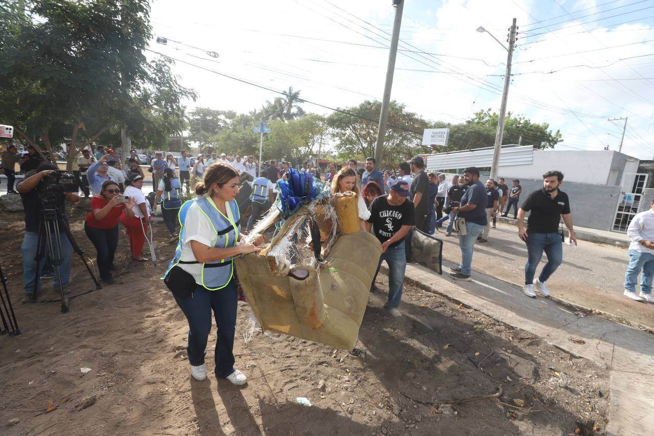 Mega operativo de limpieza en Nora Quintana