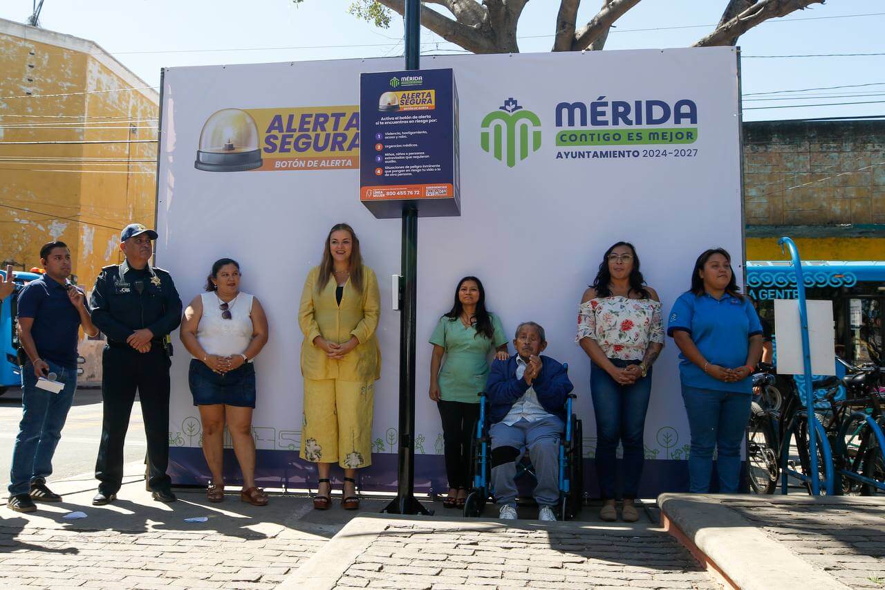 Inicio de Alerta Segura en el Centro Histórico de Mérida