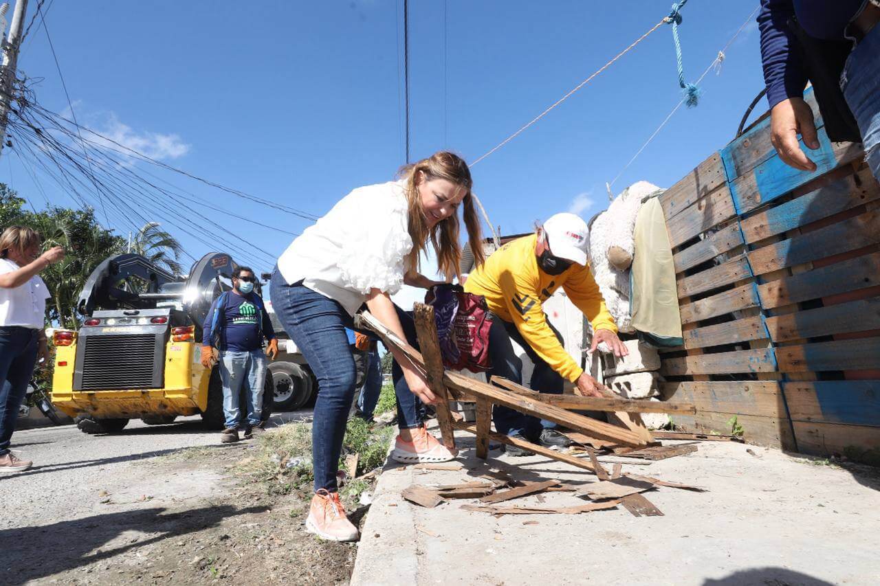 Mega operativo de limpieza en Nora Quintana