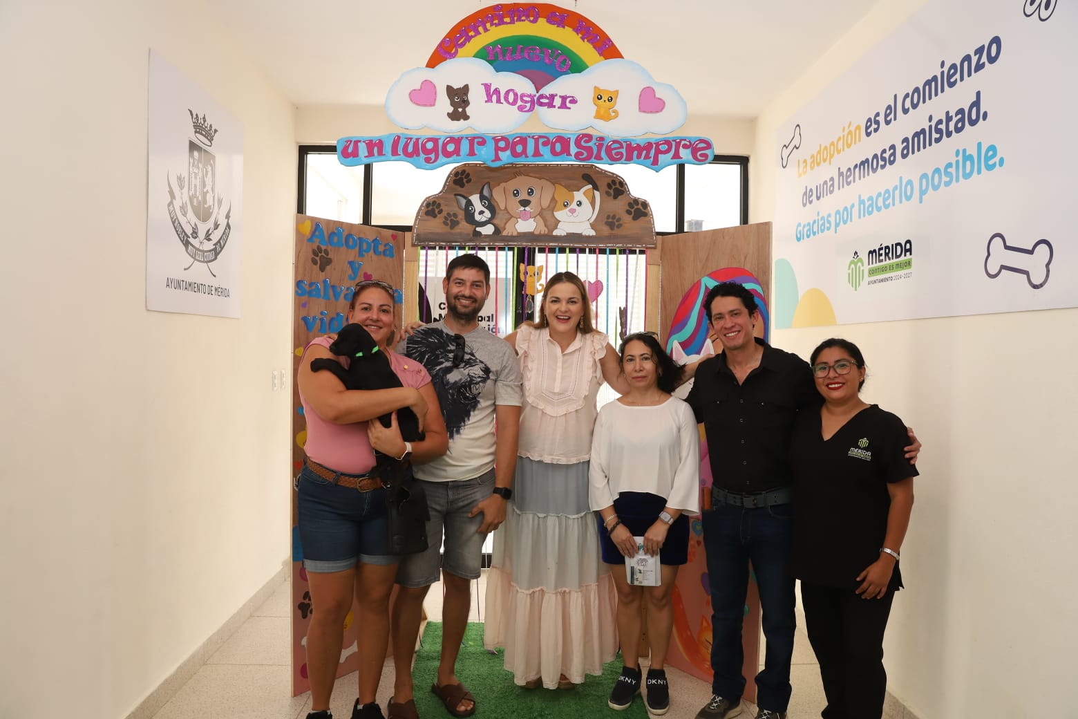 Bienestar animal en Mérida impulsa adopciones desde el centro municipal