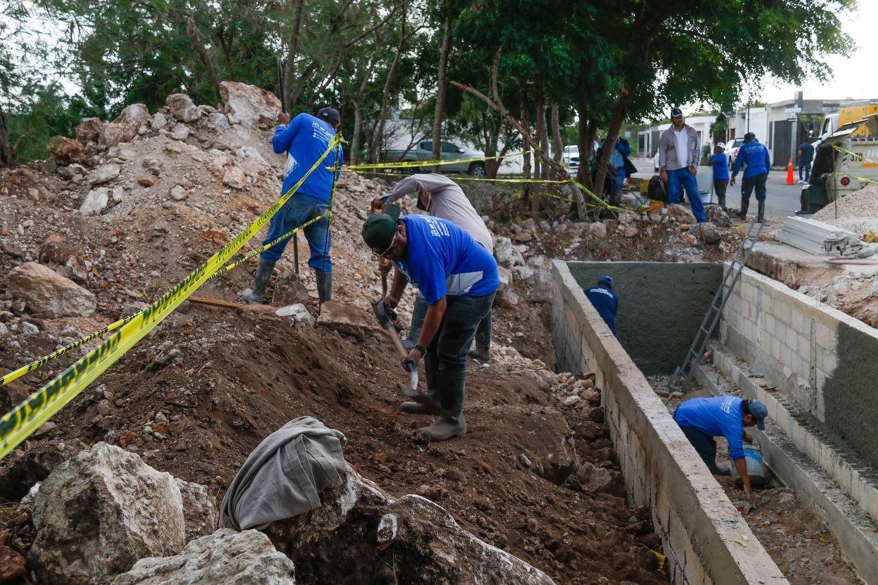 Limpieza en Mérida se refuerza ante lluvias con obras en el sur