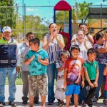 San Ignacio Tesip estrena cancha, juegos inclusivos y áreas de ejercicio
