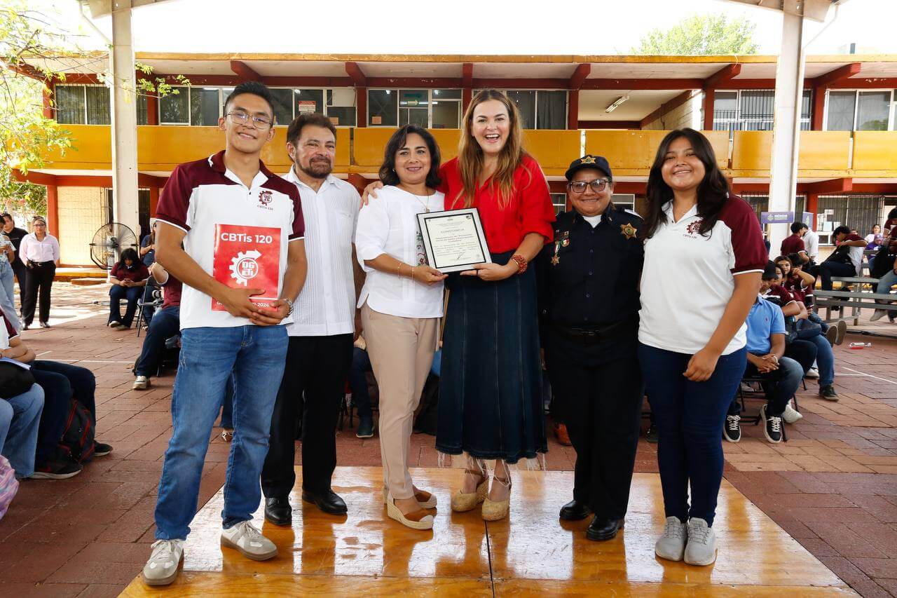 CBTIS 120 recibe programa Mérida me Cuida para prevenir riesgos
