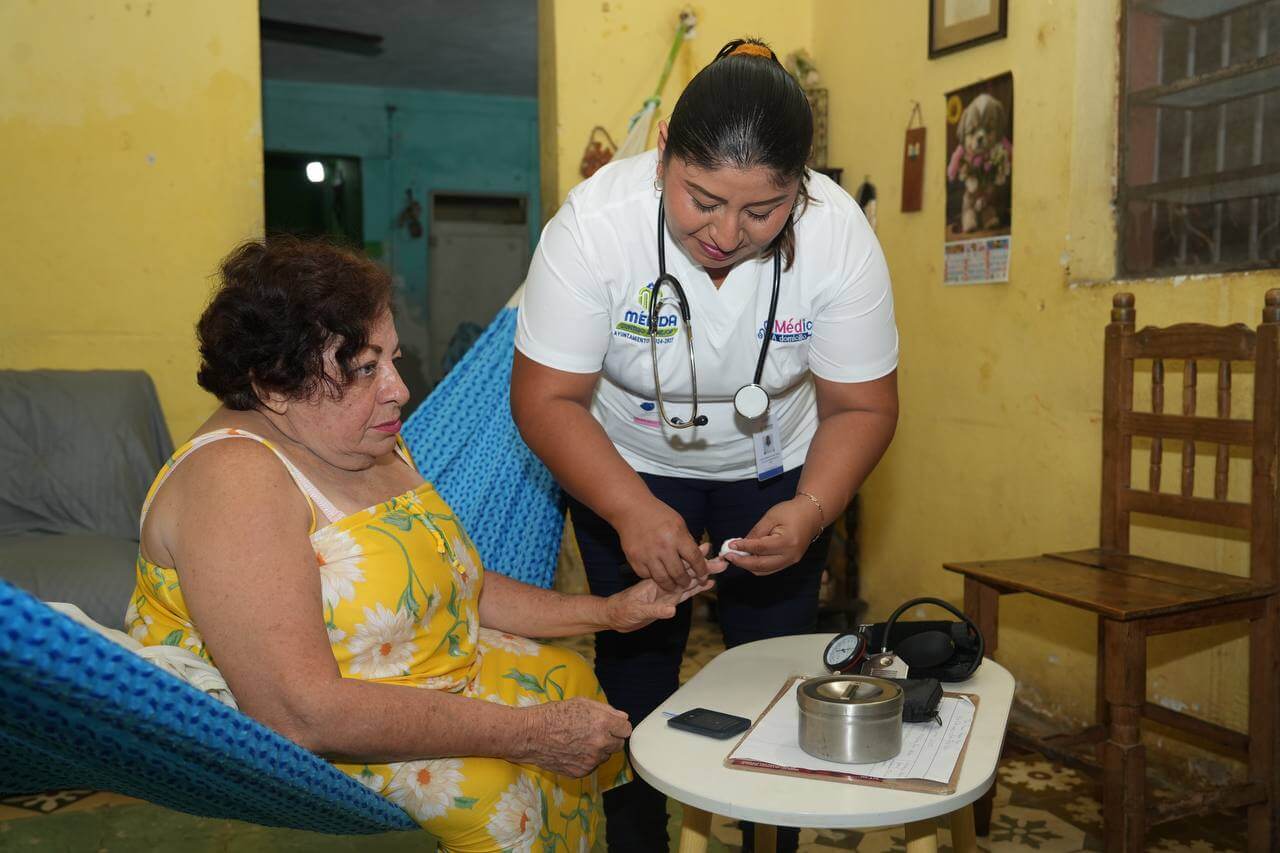 Adultos mayores en Mérida