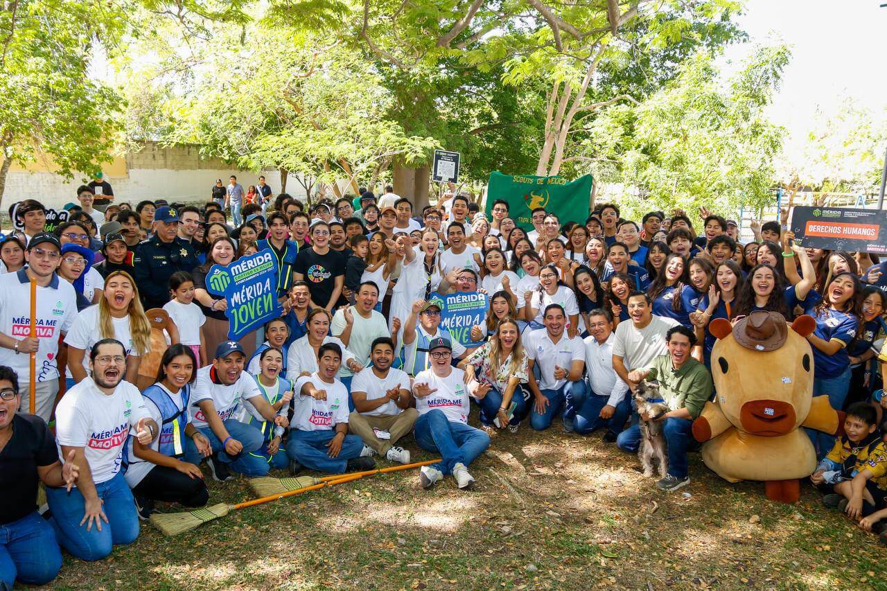 Mérida me motiva involucra a jóvenes en recuperación de espacios públicos