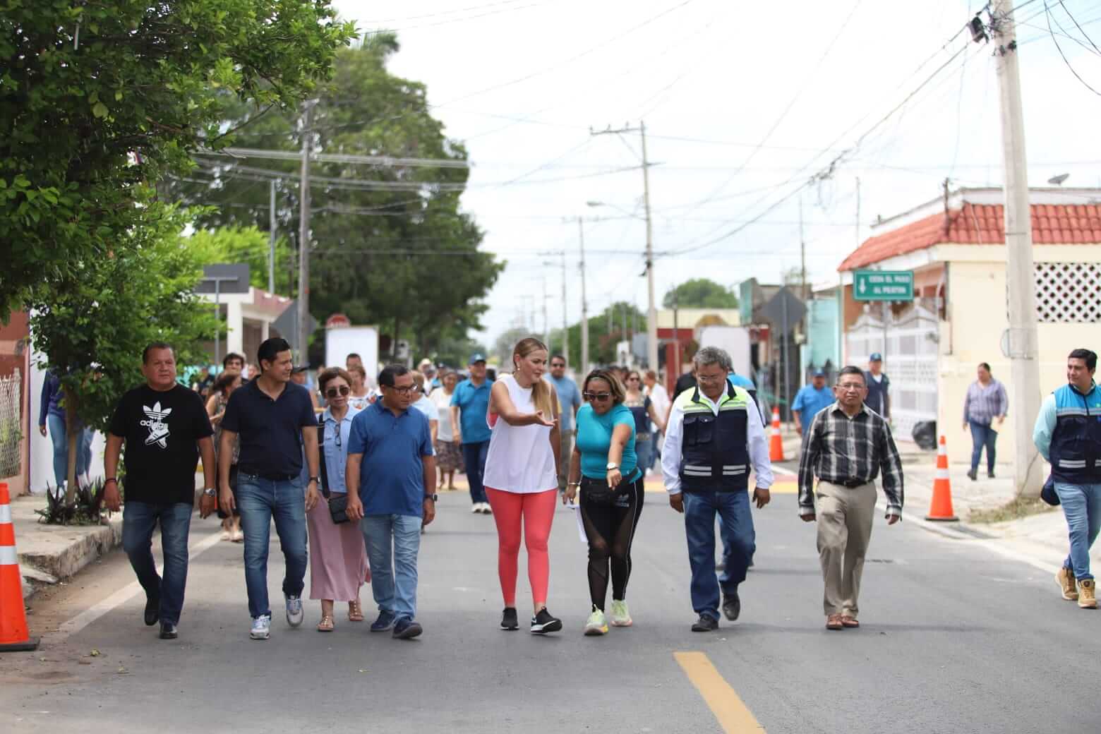 Colonia Cortés Sarmiento es intervenida con repavimentación y pozos pluviales