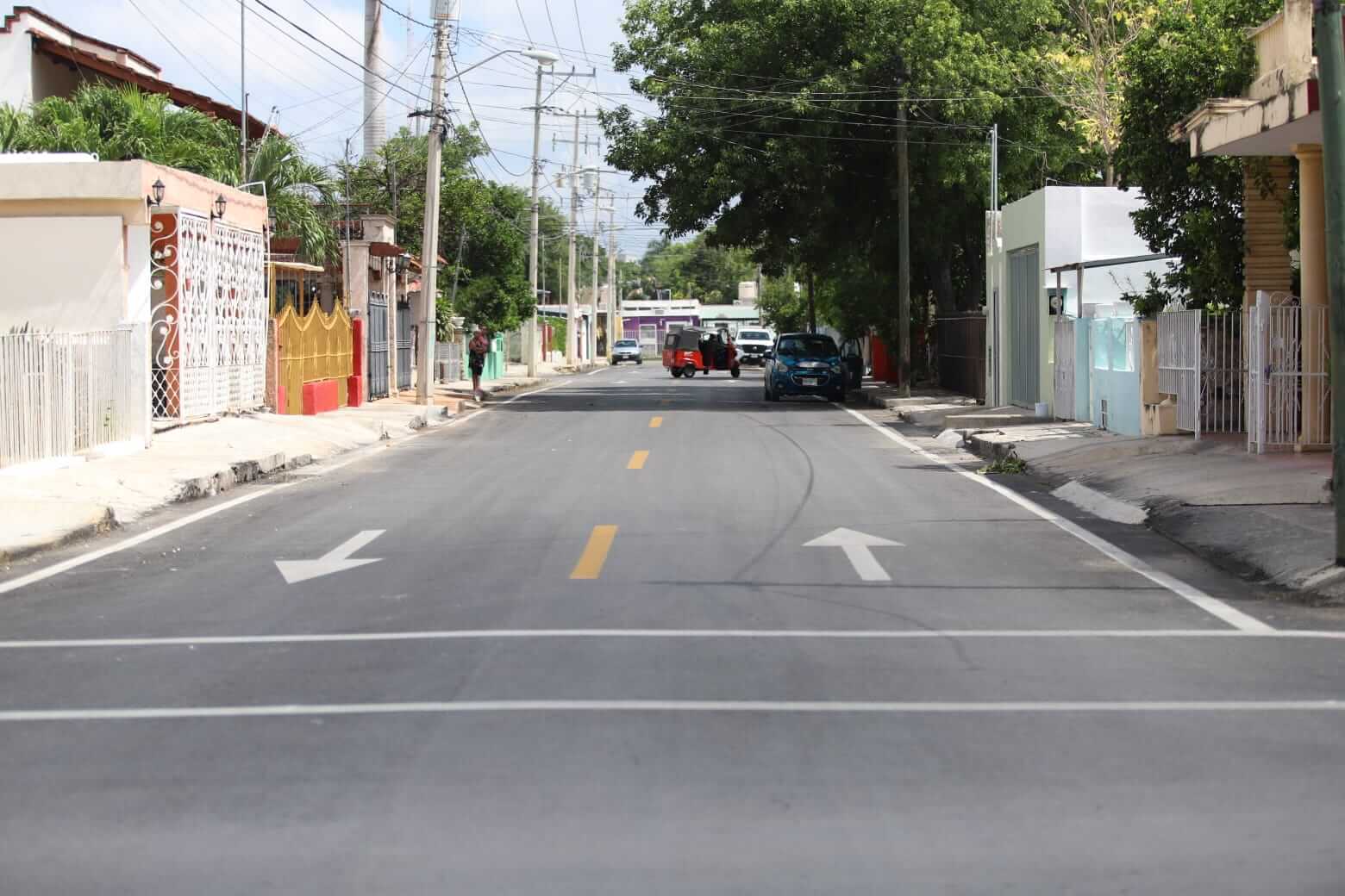Colonia Cortés Sarmiento es intervenida con repavimentación y pozos pluviales
