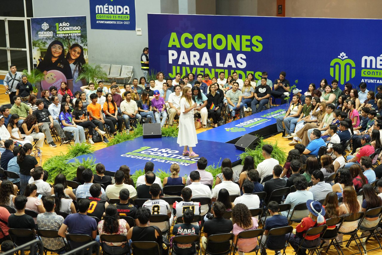 Jóvenes meridanos son eje de políticas públicas en Mérida