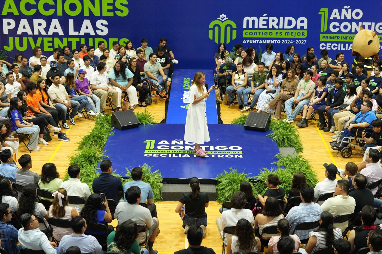 Jóvenes meridanos son eje de políticas públicas en Mérida