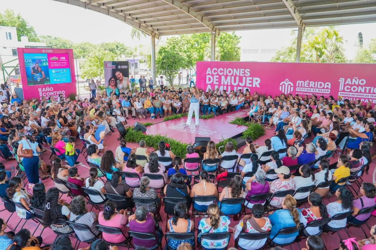 Mujeres meridanas reciben 7 de cada 10 apoyos municipales