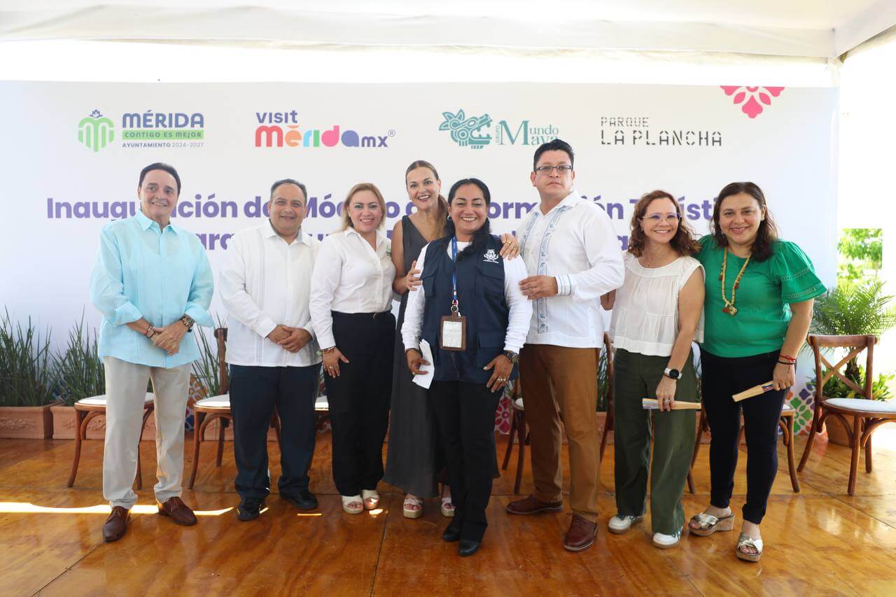 Módulo de Información Turística abre en Parque de la Plancha en Mérida