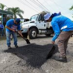 Colonias Mulsay y Xoclán concentran acciones de limpieza y bacheo por lluvias