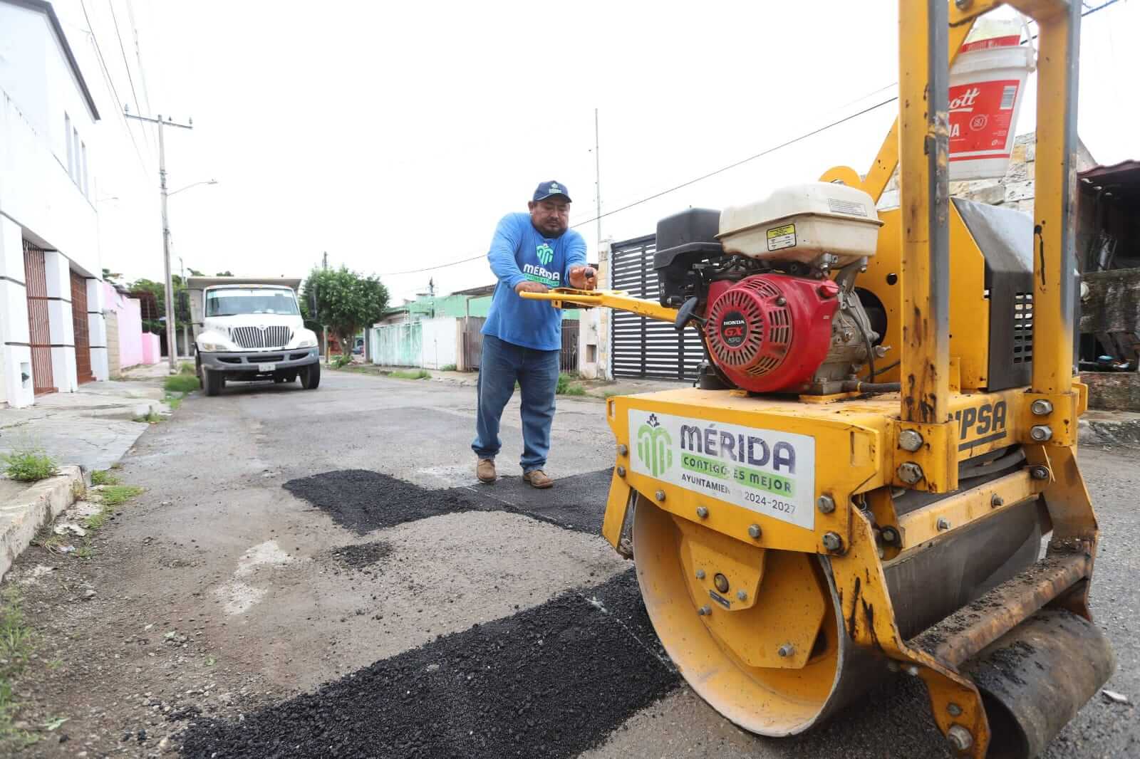 Reducción de reportes de baches registra 74 avisos menos diarios en Mérida