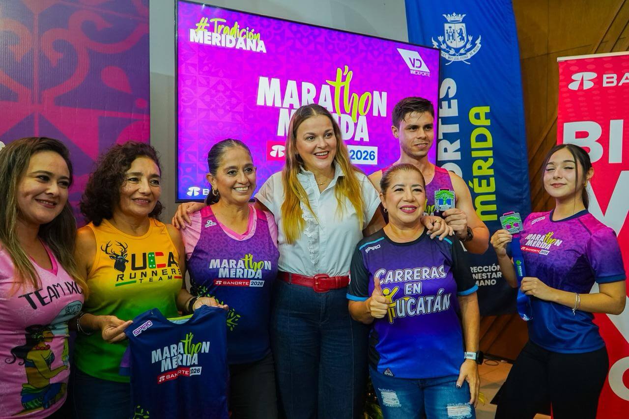 Presentación del Marat’hon Mérida detalla rutas y puntos de inscripción en Mérida