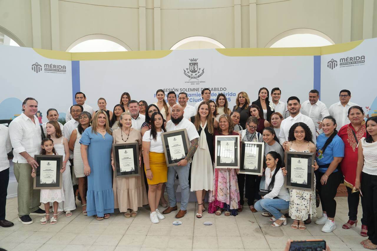 Premio Cultura Ciudadana 2025 reconoce a ocho actores sociales en Mérida