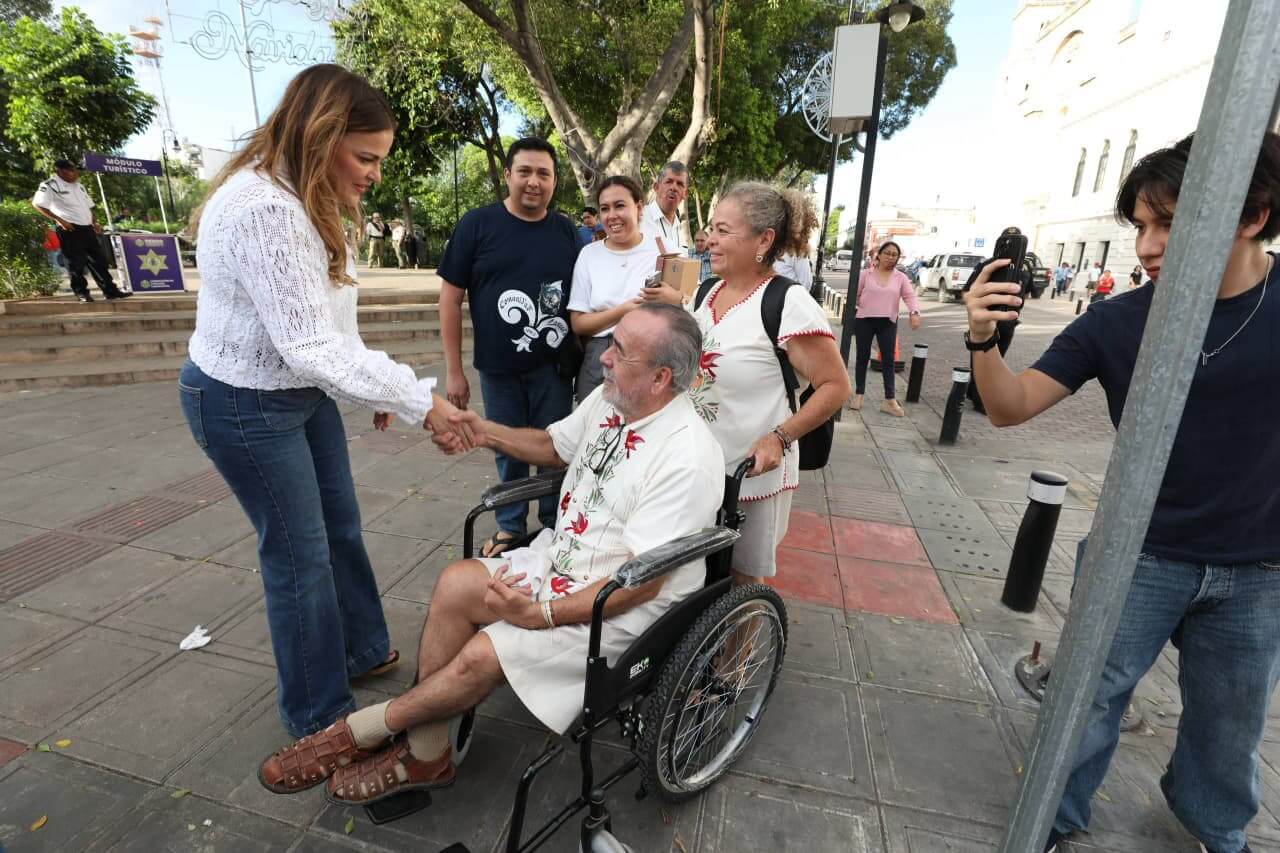 Operativo Navideño 2025 refuerza seguridad en el Centro Histórico de Mérida