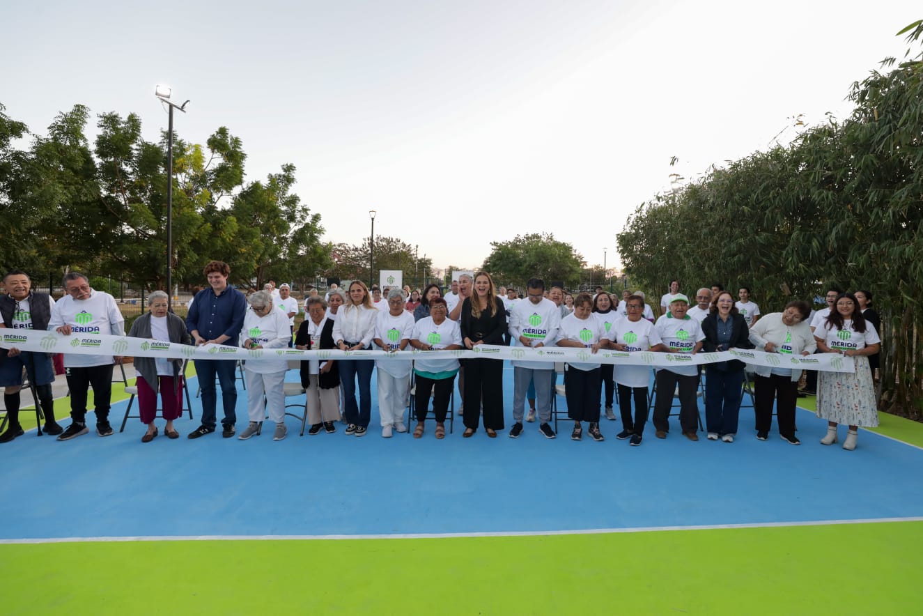 Centro Armonía suma canchas de usos múltiples para adultos mayores