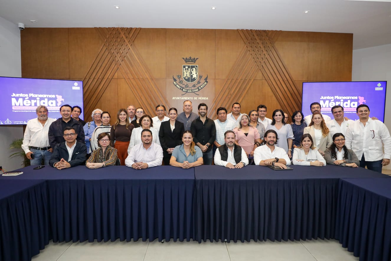 Programa de desarrollo urbano avanza en Mérida con visión al 2050