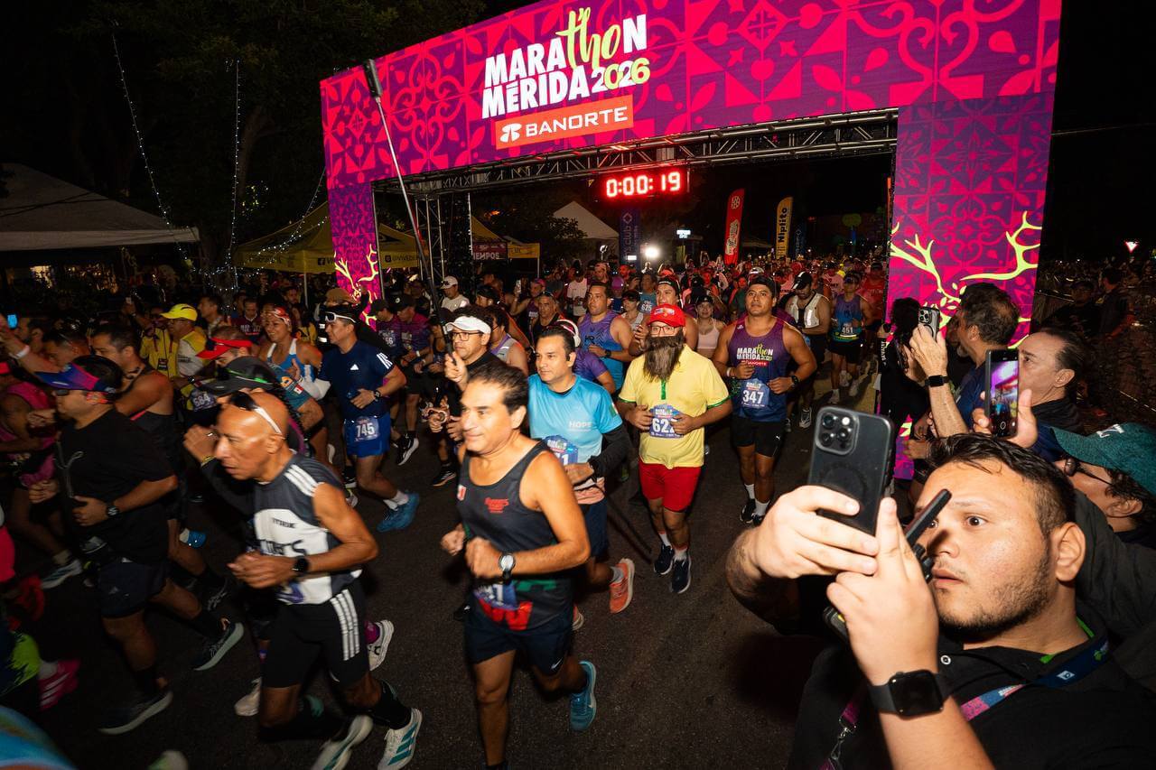 Marat'hón Mérida 2026 inicia festejos por el 484 aniversario