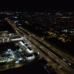 luminarias en paso vehicular de Dzityá mejoran tránsito en Periférico