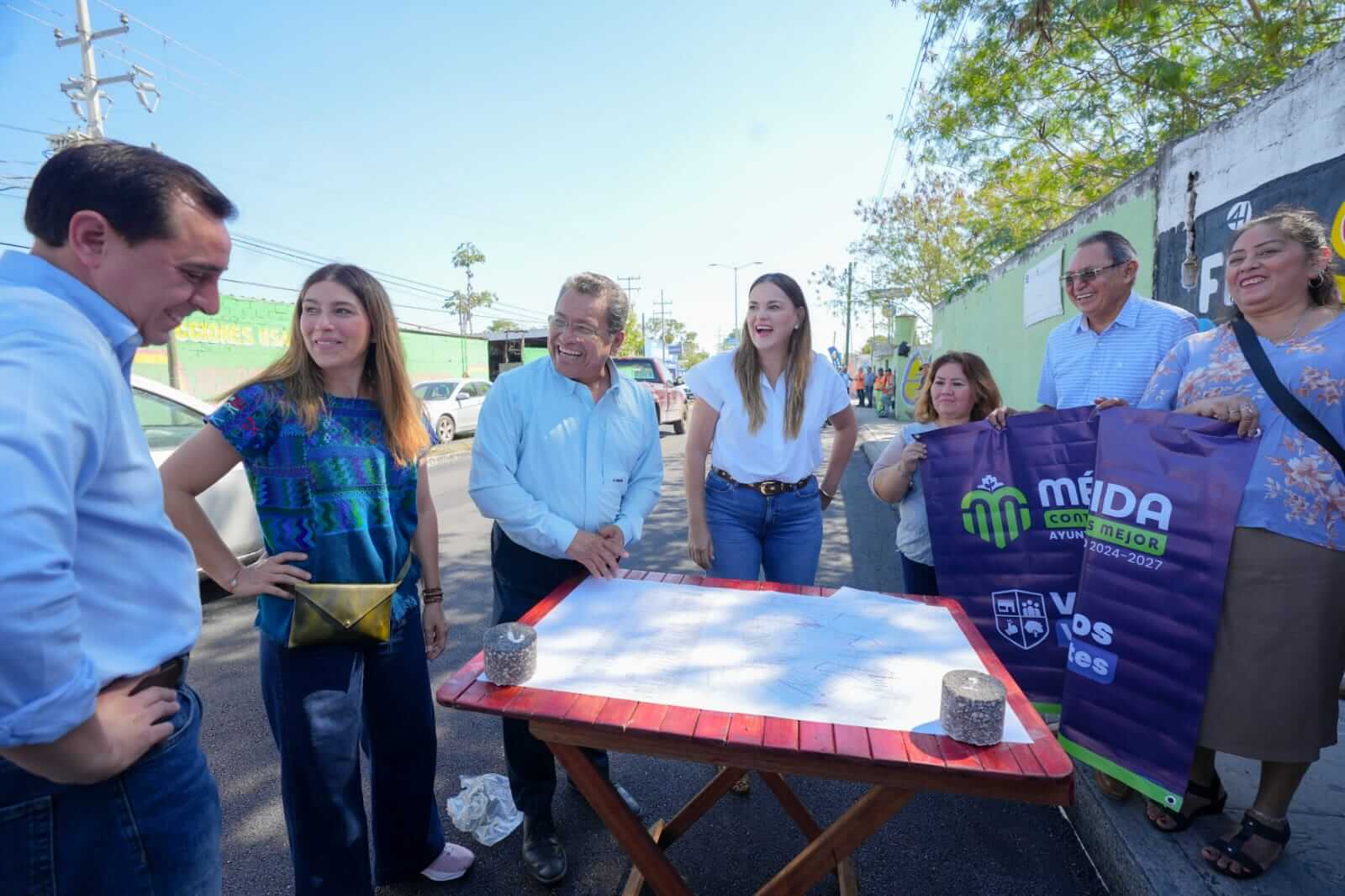 Santa María Chuburná concentra obras viales y construcción de 40 pozos