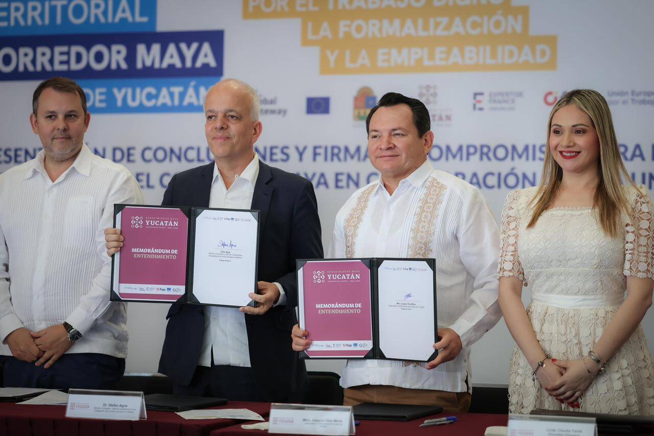 Corredor Maya avanza a fase II con acuerdo Yucatán-Unión Europea