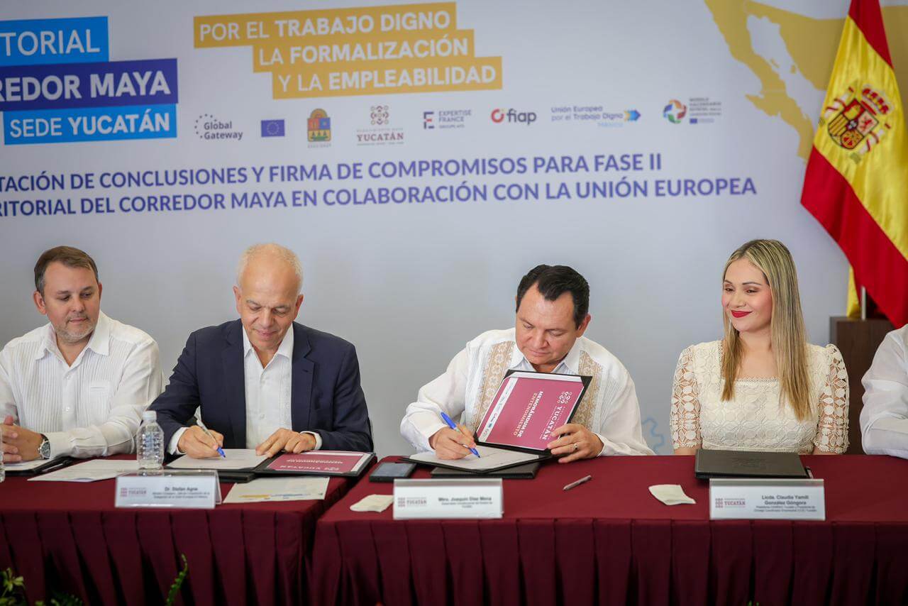 Corredor Maya avanza a fase II con acuerdo Yucatán-Unión Europea