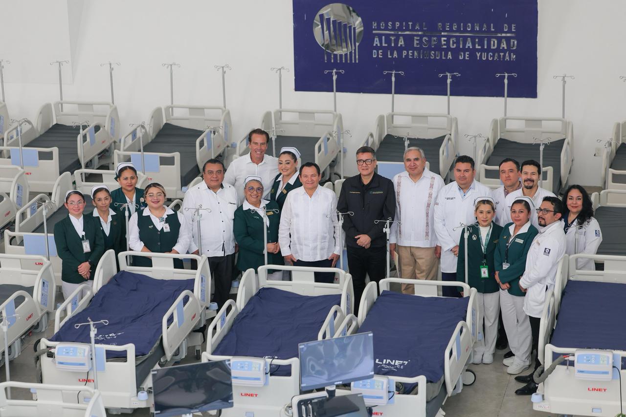 Equipamiento médico avanzado fortalece Hospital Regional de Alta Especialidad en Yucatán