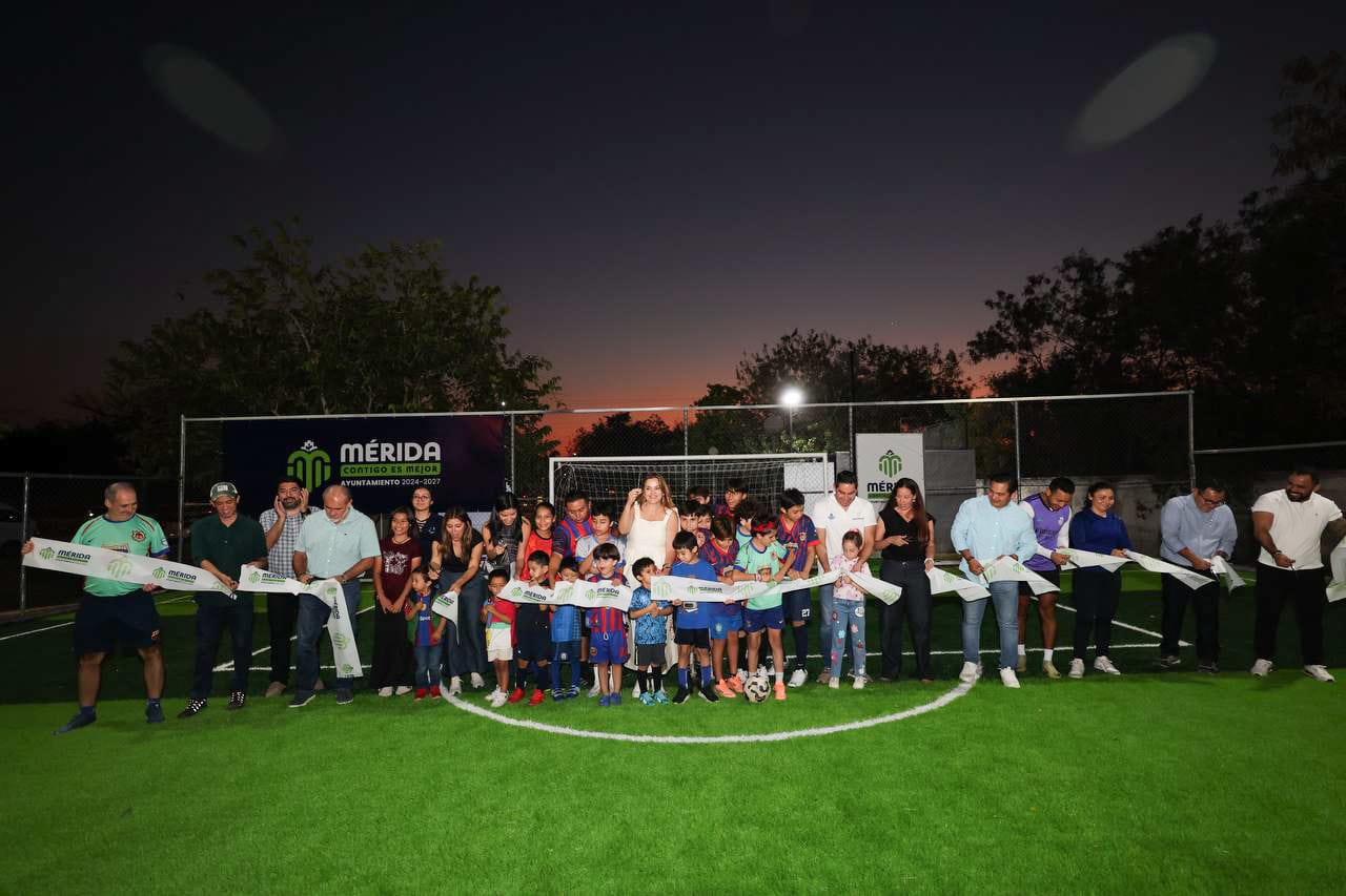 Infraestructura deportiva en Mérida impulsa obras con participación ciudadana