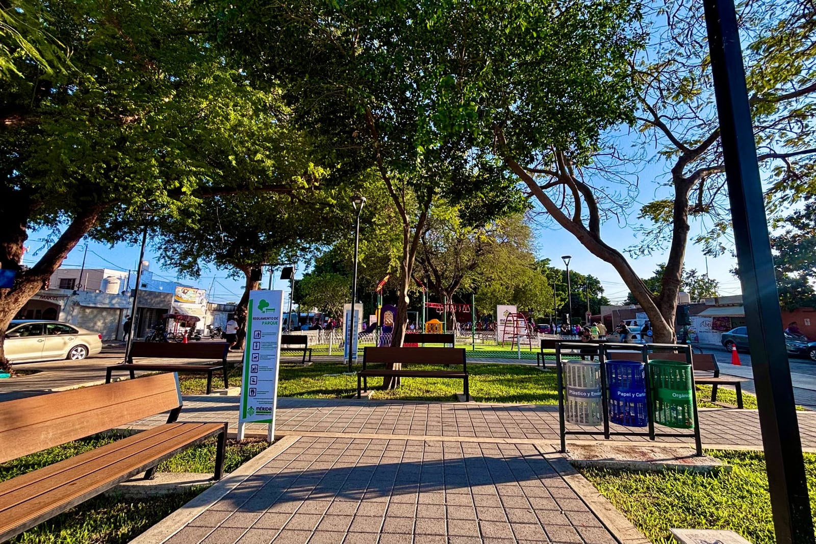 Vergel y San Antonio Kaua reciben rehabilitación de parque y calles