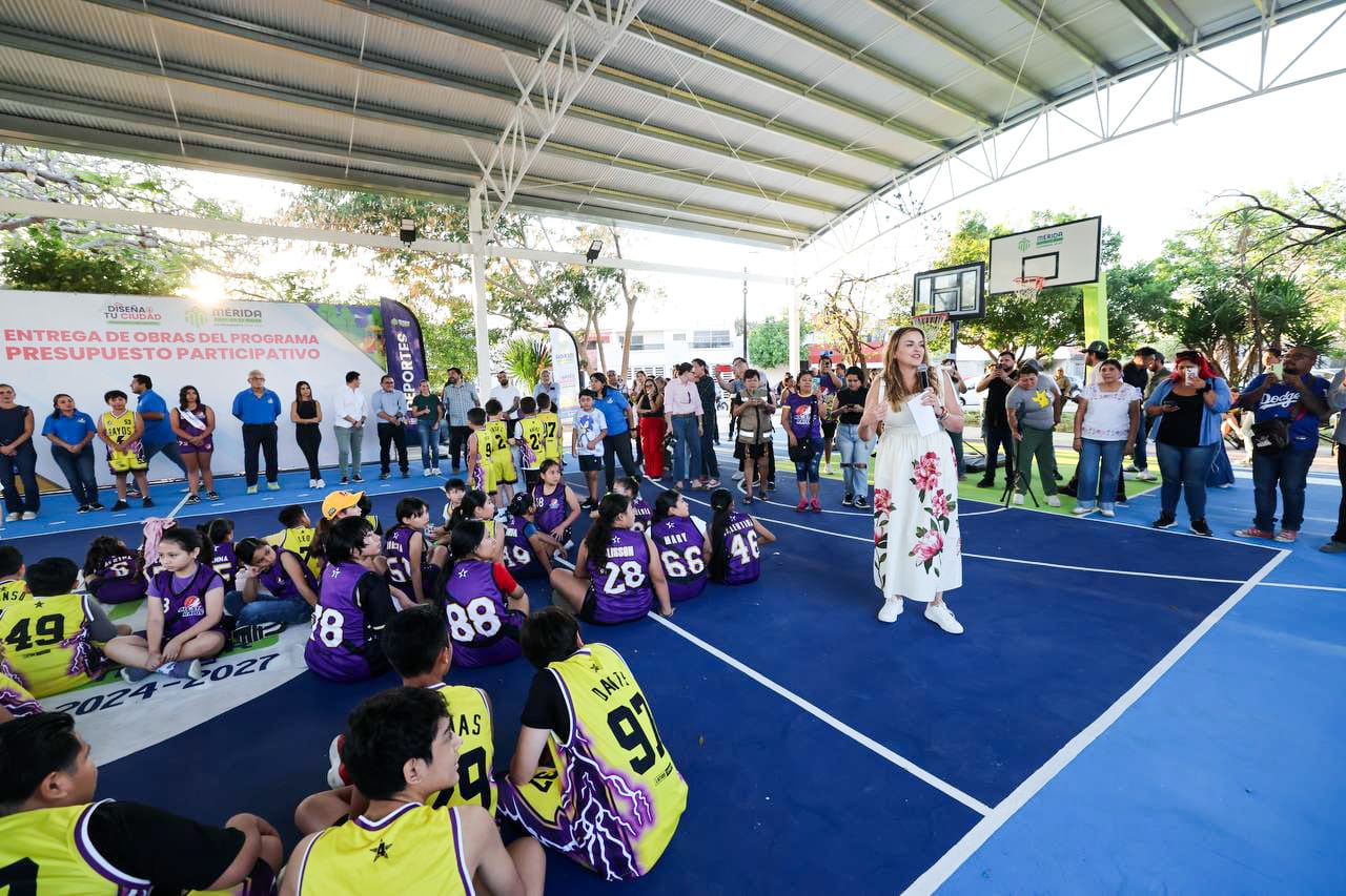 Infraestructura deportiva en Mérida impulsa obras con participación ciudadana
