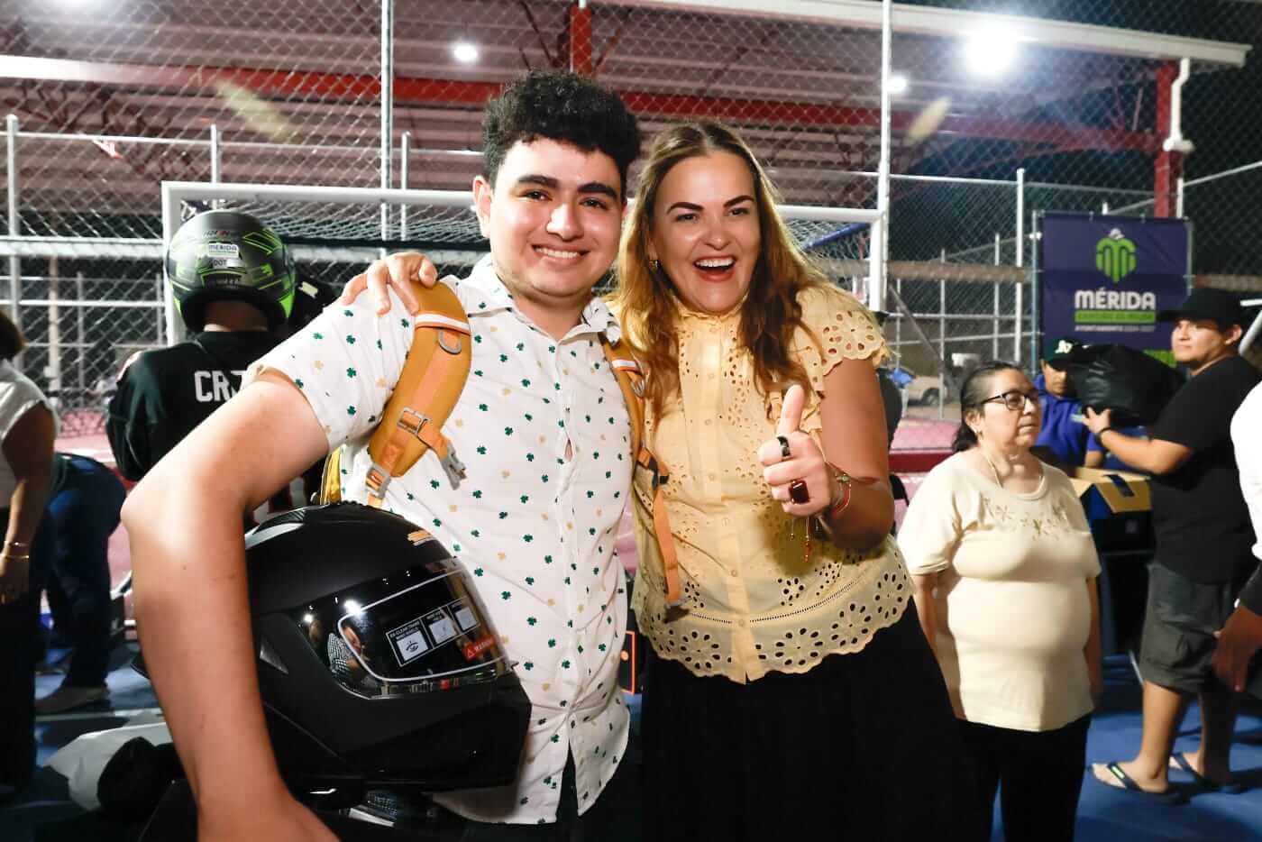 Chambea Seguro suma 370 cascos entregados en Mérida en 2026