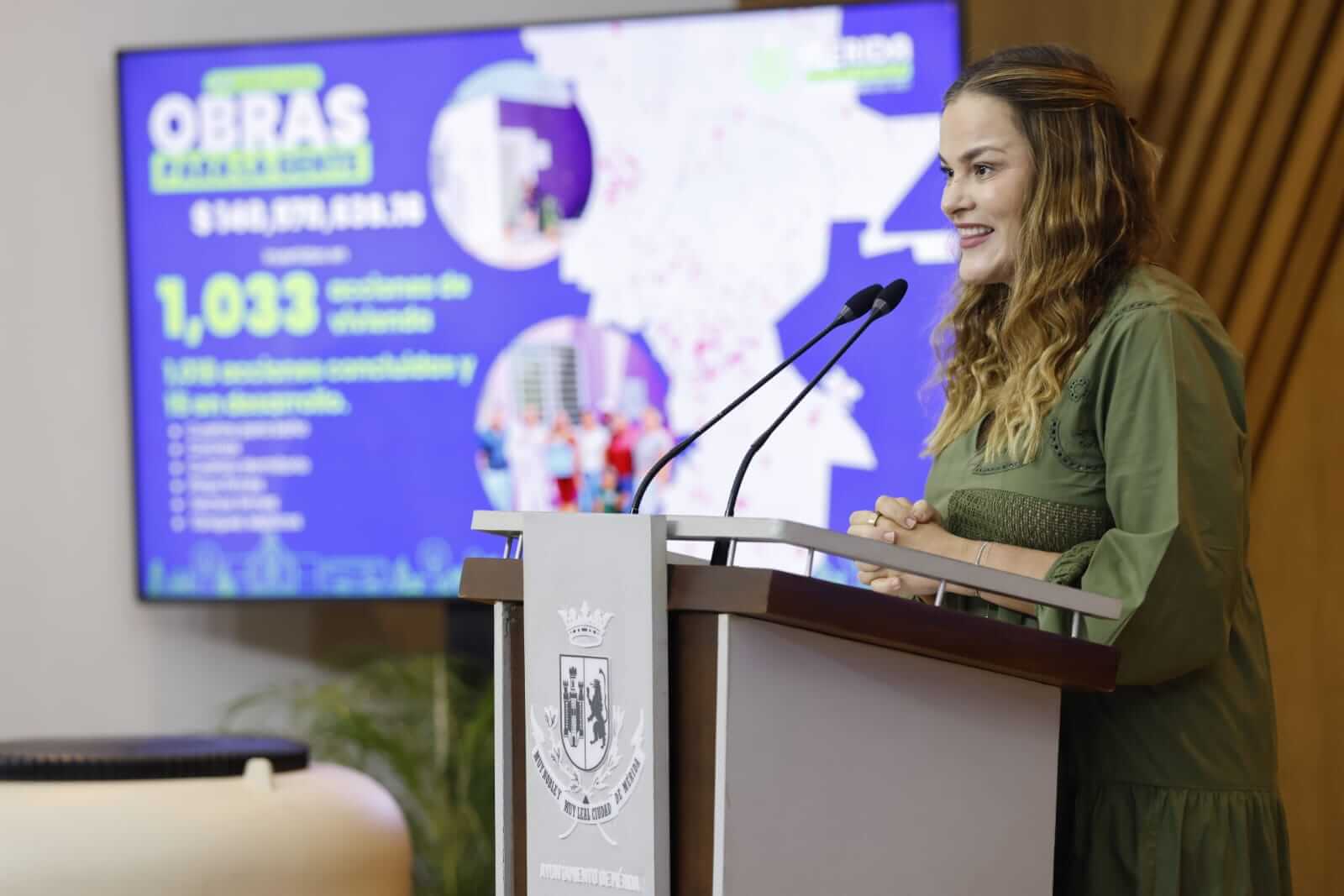 Acciones de vivienda reporta Mérida con más de mil intervenciones