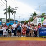Programa Mérida Enchula entrega obras y domo en Santa Rosa