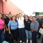 Reconocimiento a cuadrillas destaca labor tras lluvias en Mérida