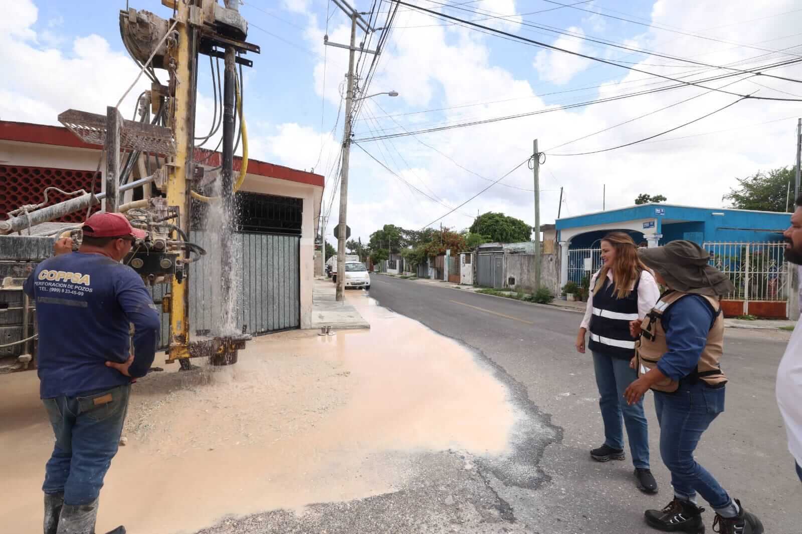 Contingencia por lluvias impulsa construcción de 120 pozos en Mérida