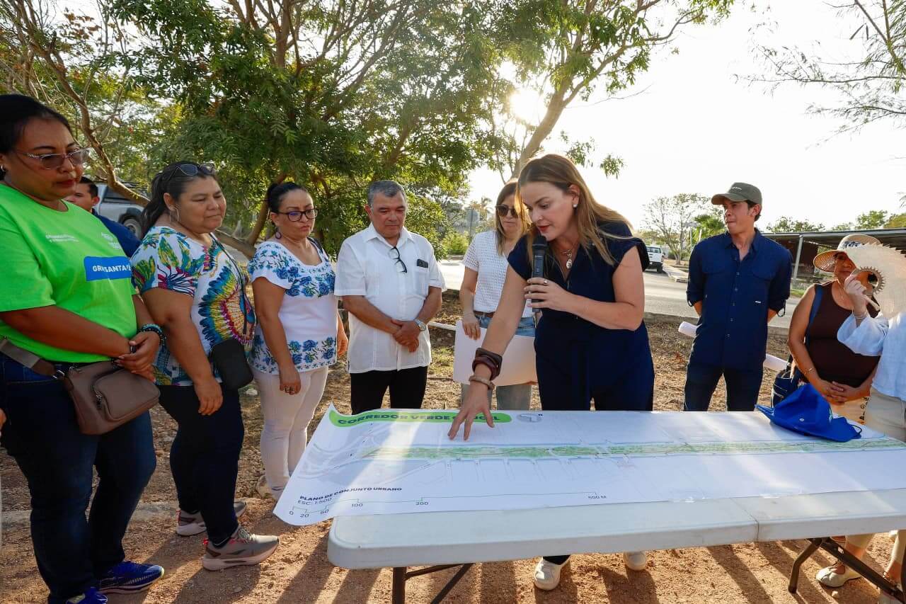 Corredor Verde de Ciudad Caucel alcanza 90% de avance en Mérida