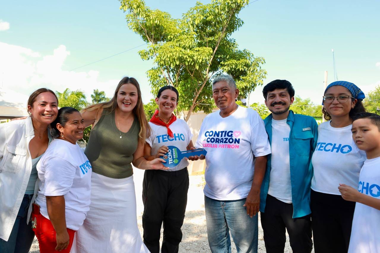 Viviendas dignas en Mérida benefician a 10 familias con apoyo de TECHO