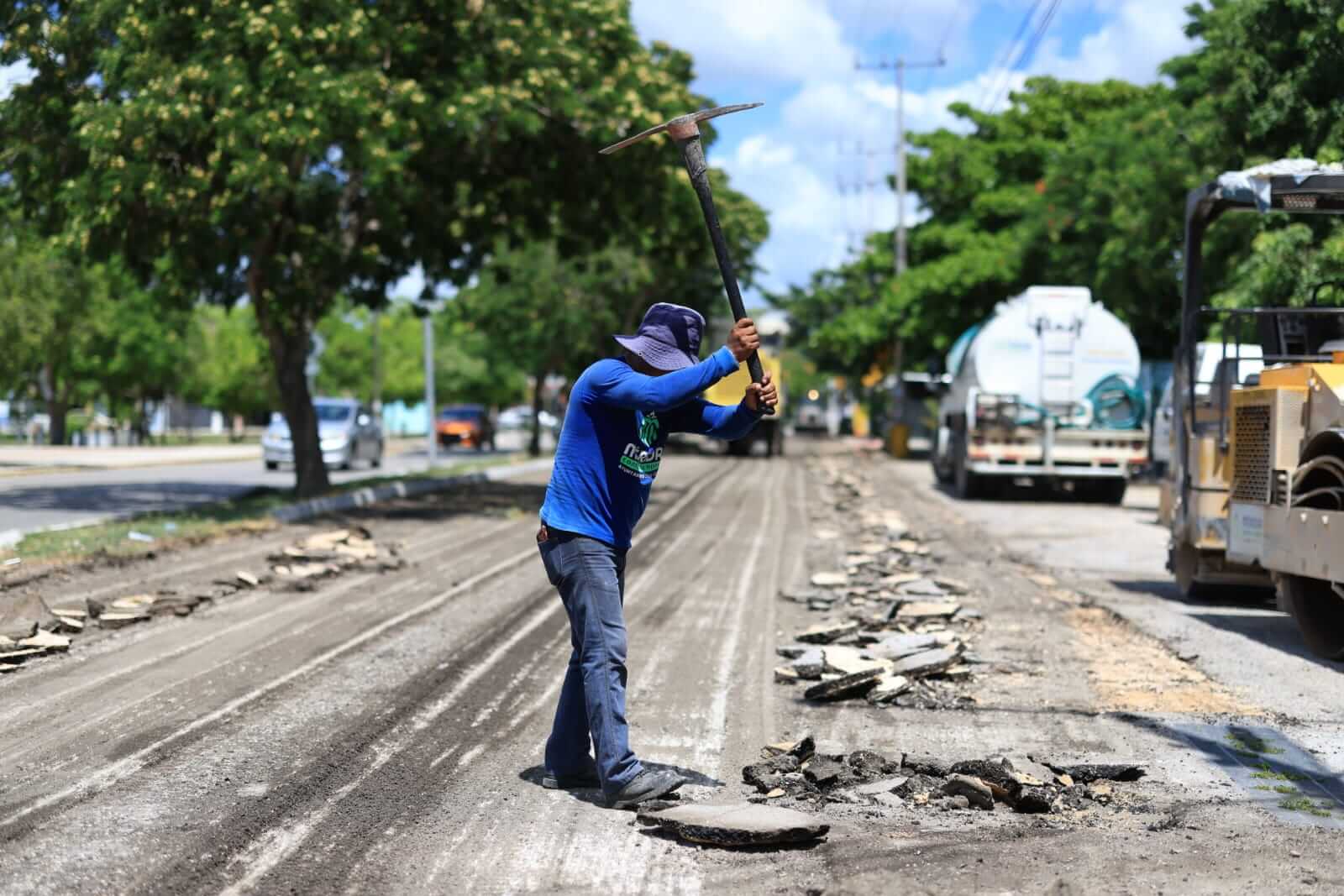 Obras viales en Mérida avanzan con rehabilitación de calles y drenaje