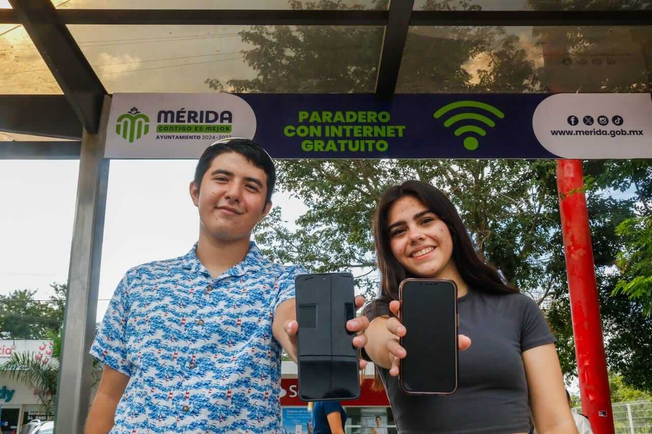 Transformación digital de Mérida amplía internet gratuito y trámites en línea